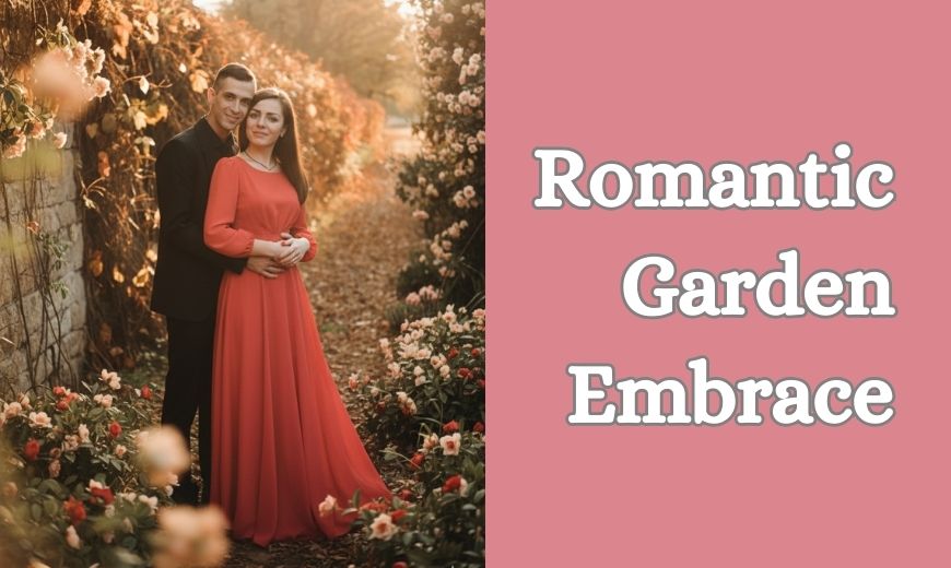 Romantic Garden Embrace